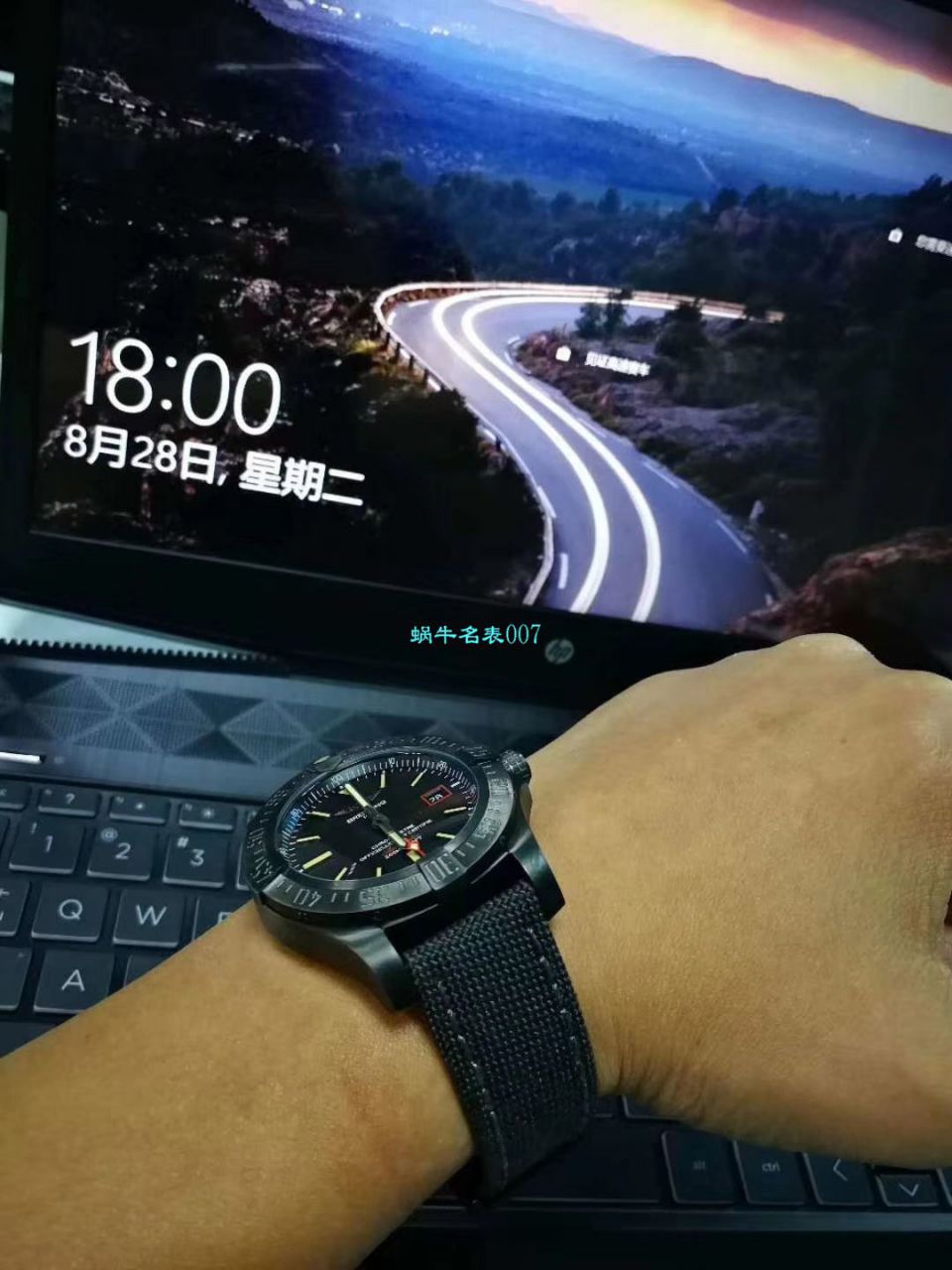 【 Video analysis 专柜原单 Breitling 复仇者黑鸟】 Breitling 机械计时系列V1731110/BD74/109W/M20BASA.1 wrist watches  / BL093