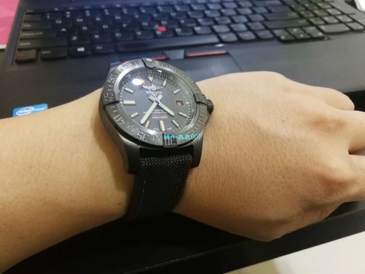 【 Video analysis 专柜原单 Breitling 复仇者黑鸟】 Breitling 机械计时系列V1731110/BD74/109W/M20BASA.1 wrist watches  / BL093