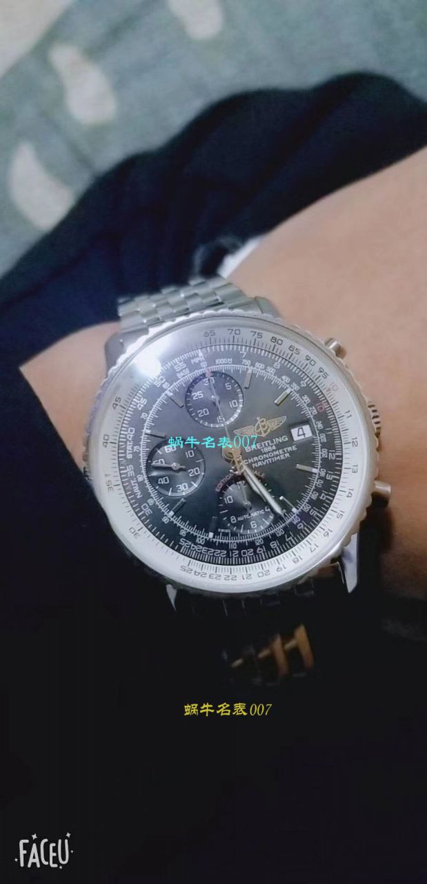 款堪称百年经典！ Breitling 航空计时原单货蓝面+黑面+皮带+钢带A1332412|C942|451A / BL083