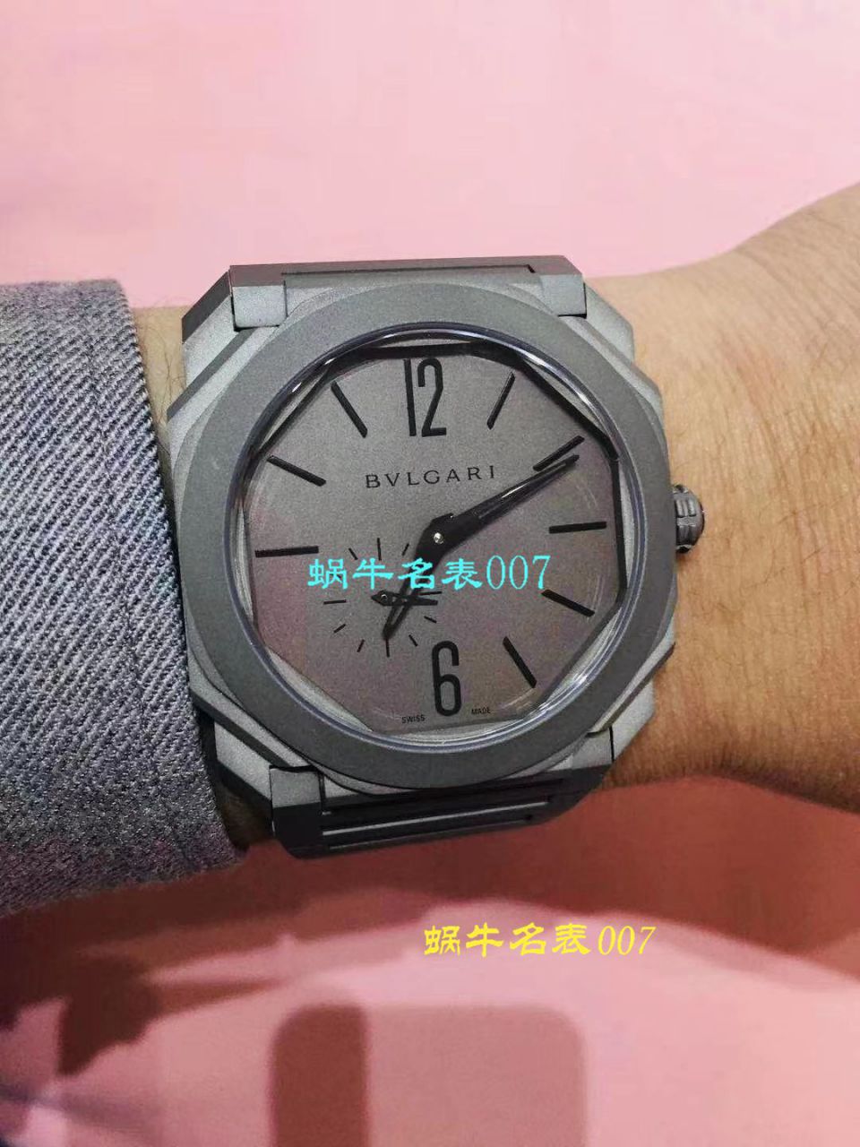 【台湾 Factory  Perfect  High quality  Replica Watches 】 BVLGARI OCTO系列102713 BGO40C14TTXTAUTO wrist watches  / BZ016