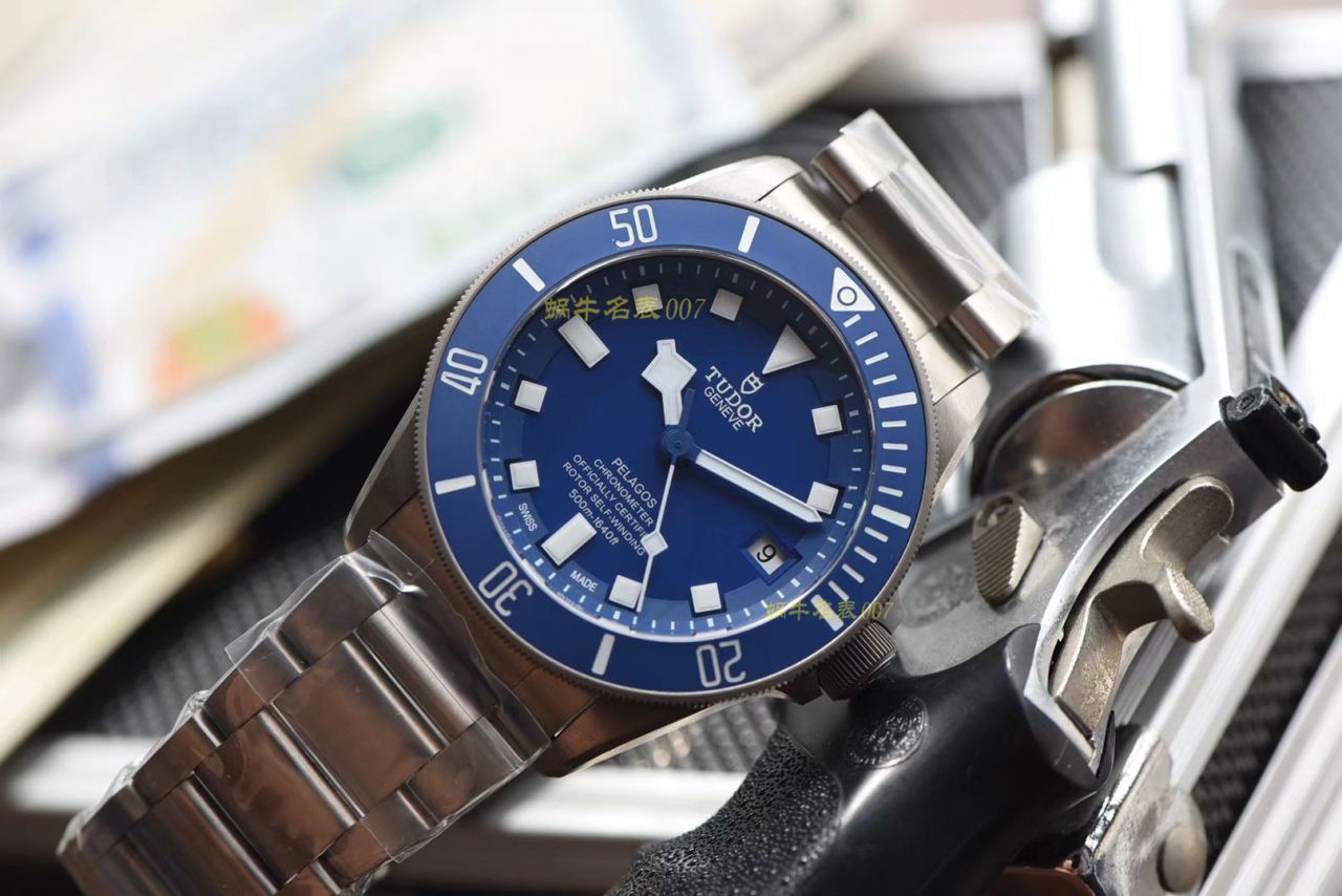【独家视频测评】XF Factory 1:1 High quality  Replica Watches  Tudor PELAGOS 25600TB蓝钛土豆蓝战斧 / DTbb017A