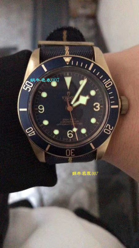 【 Video analysis XF Factory  Tudor  Replica Copy 表】 Tudor 碧湾系列M79250BA-0001 wrist watches 贝克汉姆同款最新青铜型小铜盾 / DT038