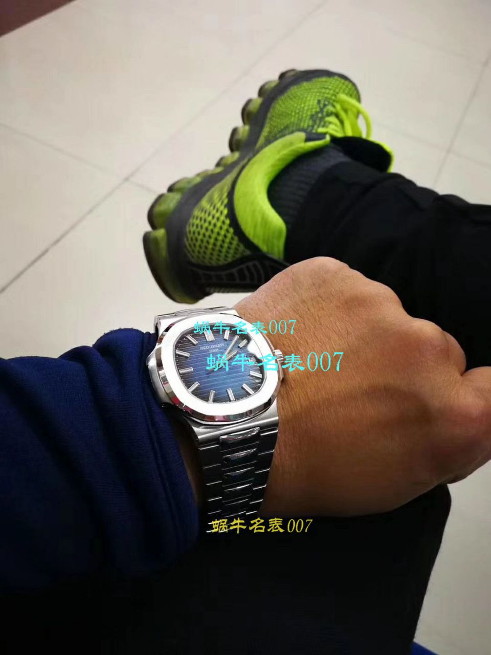 【PF Perfect  High quality  Knockoff  Watches 】 PATEK PHILIPPE Nautilus运动系列5711/1A-011 wrist watches ( Nautilus ) / BDC0157