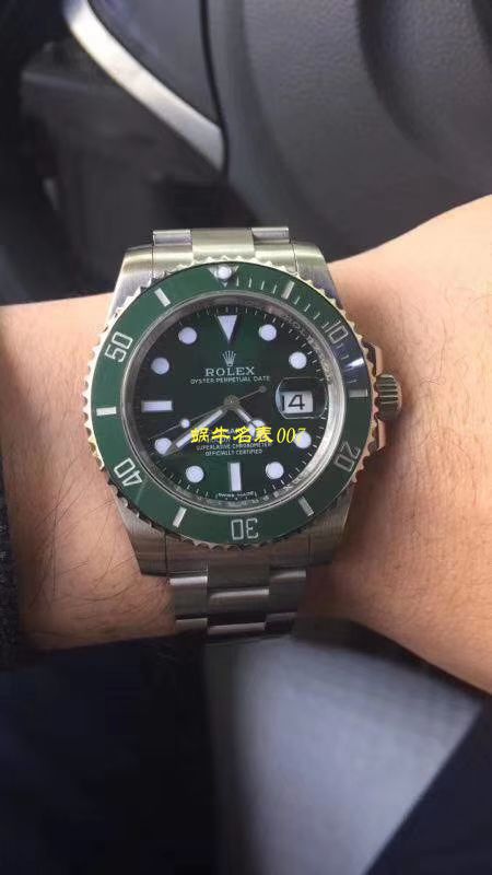 【NOOB Factory V9版本904L不锈钢版本】 Rolex  Submariner 型 Replica Copy 116610LV-97200 绿盘 wrist watches ( Submariner )、116610LN-97200 《 Submariner 》 / RCB199