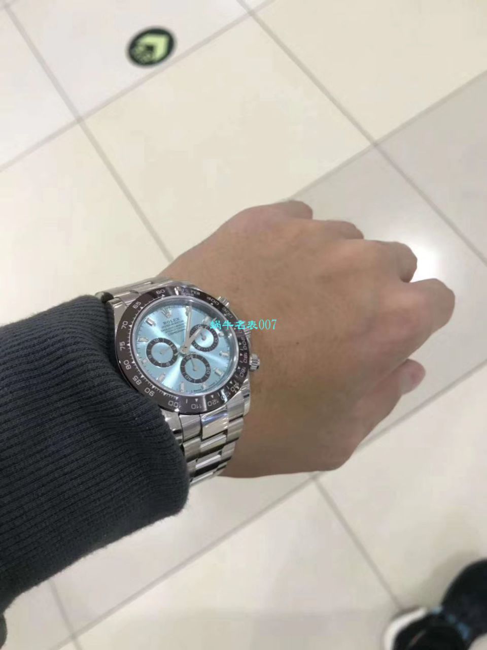  Rolex  Cosmograph Daytona  Ditongna 系列116500LN-78590 top  Replica Copy 白盘 wrist watches 熊猫迪【最新升级版904L Ditongna ，速度来秒，N Factory 神作～原装结构4130 Ditongna 】 / R296