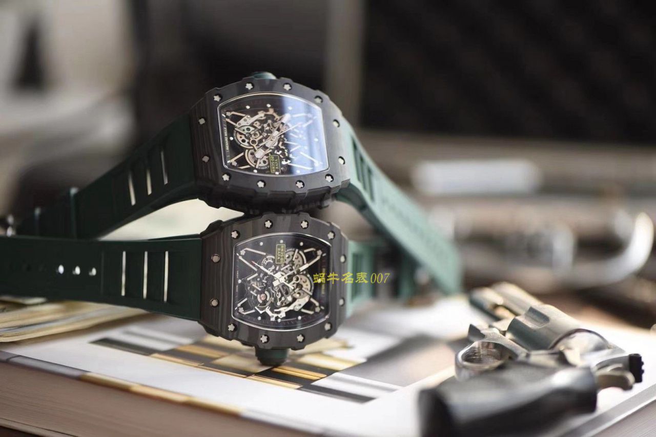 Richard Mille  RICHARD MILLE 男士系列RM 35-01，RM 35-02新配色绿带款（KV出品） / KV035 02