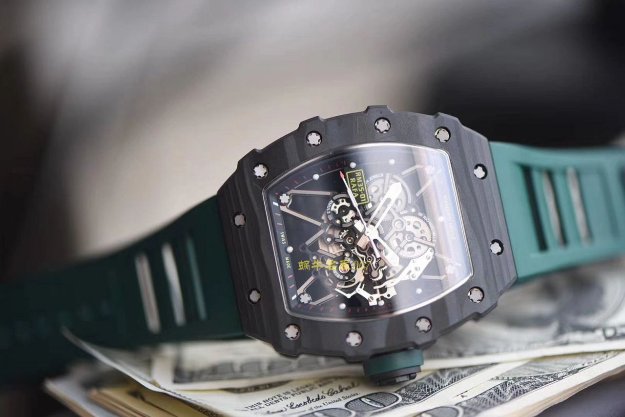 Richard Mille  RICHARD MILLE 男士系列RM 35-01，RM 35-02新配色绿带款（KV出品） / KV035 02