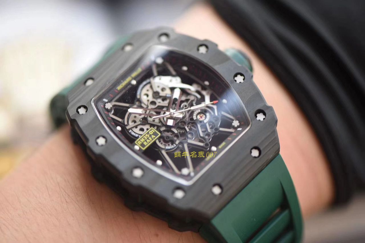 Richard Mille  RICHARD MILLE 男士系列RM 35-01，RM 35-02新配色绿带款（KV出品） / KV035 02