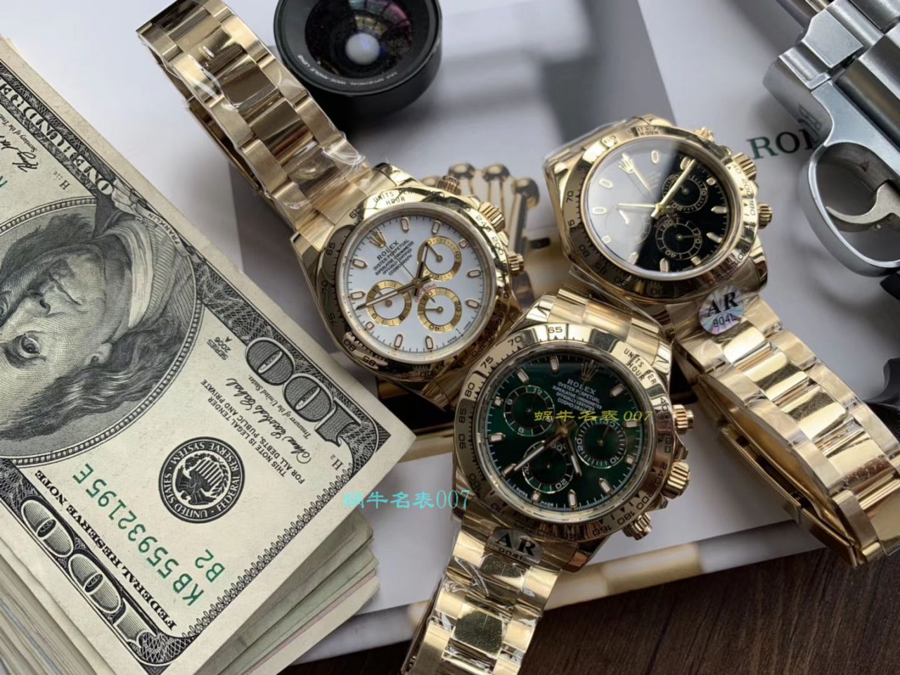 【AR Factory Rolex Replica Watches 】 Rolex  Cosmograph Daytona  Ditongna 系列116508绿盘男士机械 wrist watches  / R368