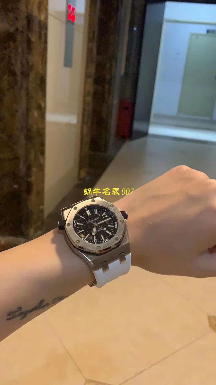【JF Perfect  High quality  Replica 】 Video analysis Audemars Piguet  Royal Oak Offshore 系列15703ST.OO.A002CA.01 wrist watches ，全新V9S超强版正式闪亮登场 / AP156