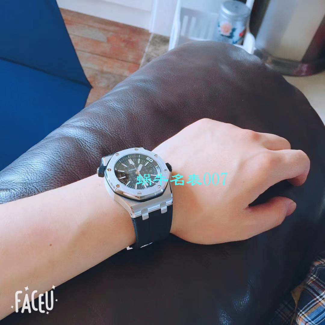 【独家视频测评JF Perfect  High quality  Replica Watches 】Audemars Piguet  Royal Oak Offshore 系列15710ST.OO.A002CA.01 wrist watches  / AP031B