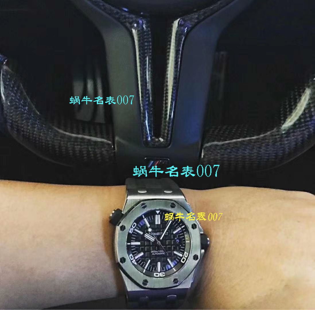 【JF Perfect  High quality  Replica 】 Video analysis Audemars Piguet  Royal Oak Offshore 系列15703ST.OO.A002CA.01 wrist watches ，全新V9S超强版正式闪亮登场 / AP156