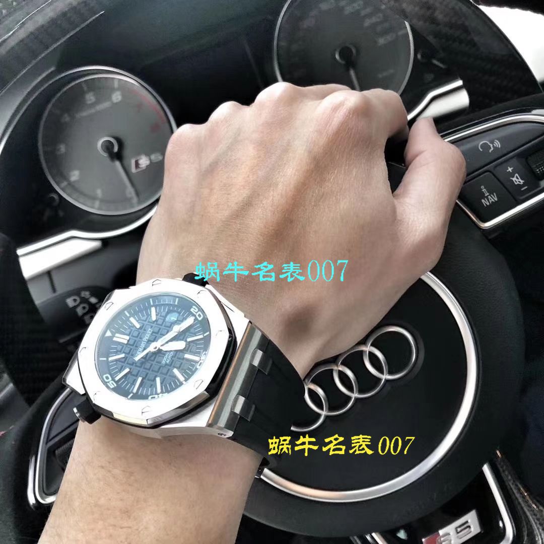 【JF Perfect  High quality  Replica 】 Video analysis Audemars Piguet  Royal Oak Offshore 系列15703ST.OO.A002CA.01 wrist watches ，全新V9S超强版正式闪亮登场 / AP156