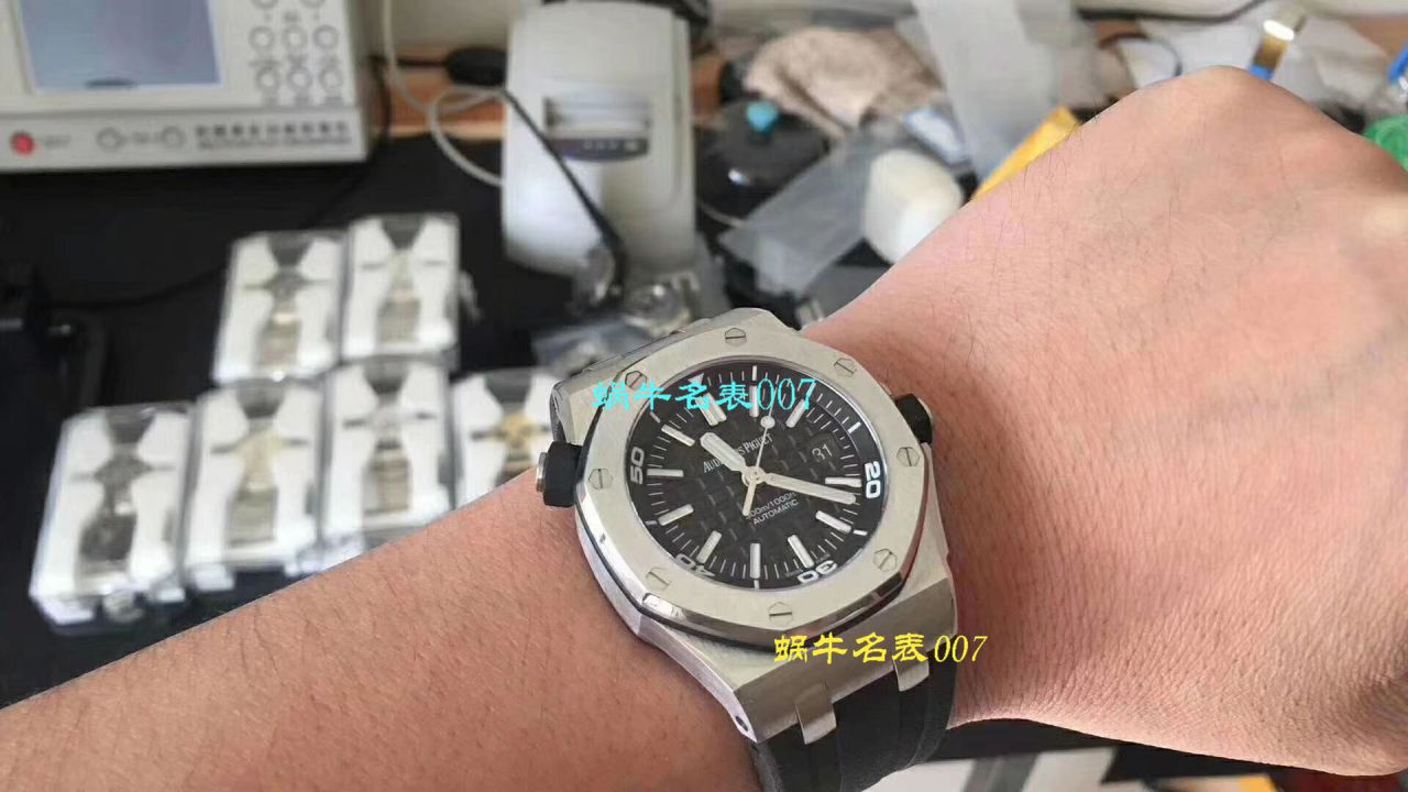 【JF Factory 1:1 Replica Watches 】Audemars Piguet AP皇家橡树离岸经典15703ST.OO.A002CA.01男士 Watches  / AP095B