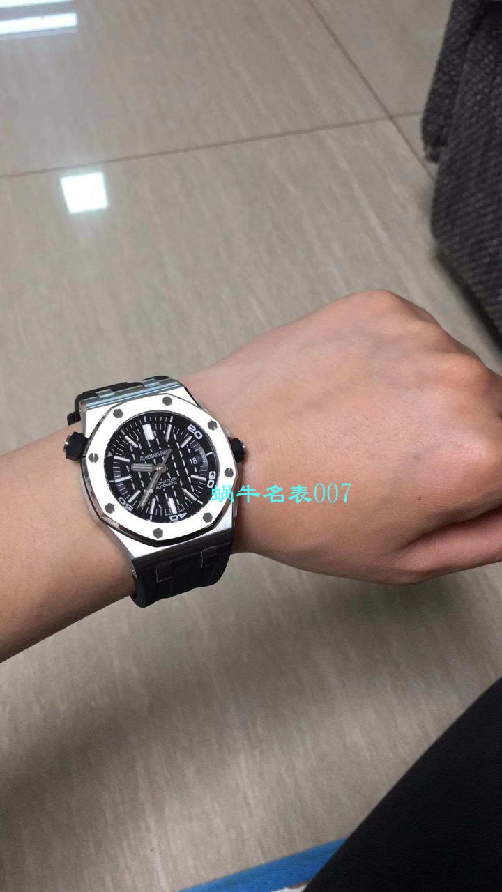 【JF Perfect  High quality  Replica 】 Video analysis Audemars Piguet  Royal Oak Offshore 系列15703ST.OO.A002CA.01 wrist watches ，全新V9S超强版正式闪亮登场 / AP156