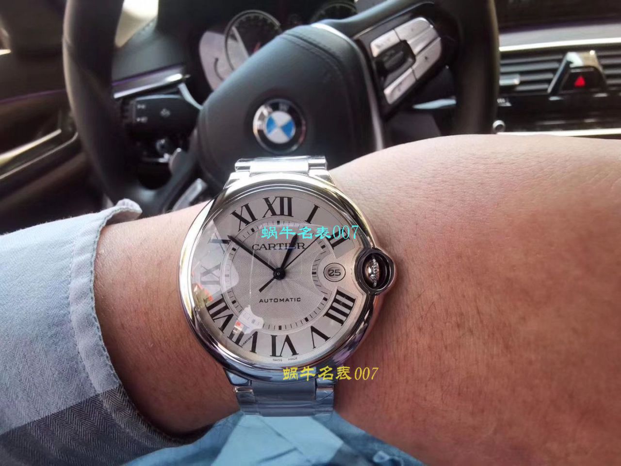 【独家视频测评V6 Factory  Perfect  High quality  Replica Watches 】 Cartier  蓝气球系列大号蓝气球42毫米W69012Z4男表 / K128