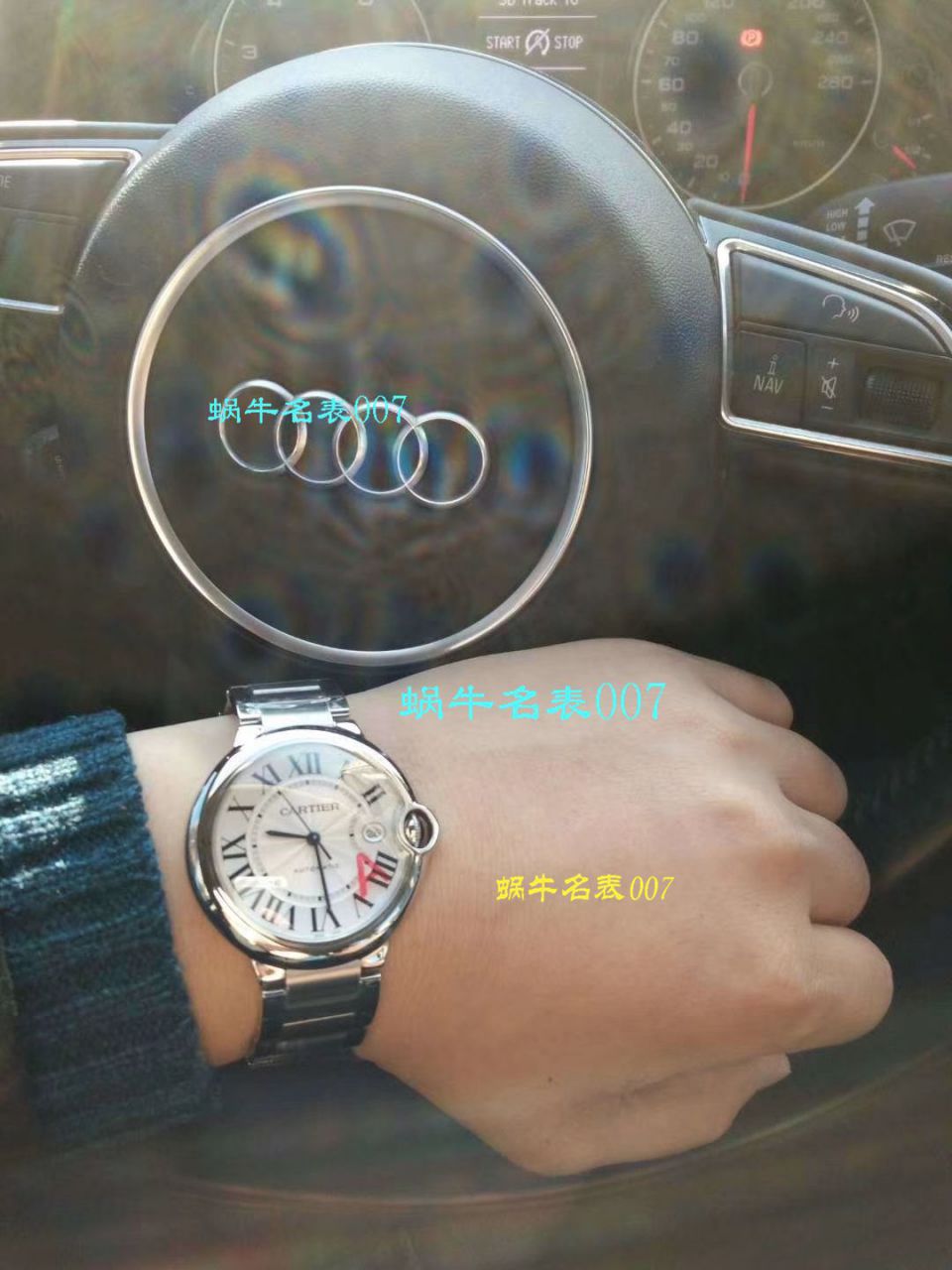 【HBBV6 High quality 1:1 Replica Watches 】 Cartier  蓝气球系列 《大号蓝气球42毫米》 W69012Z4/W69016Z4 wrist watches  / KAH014