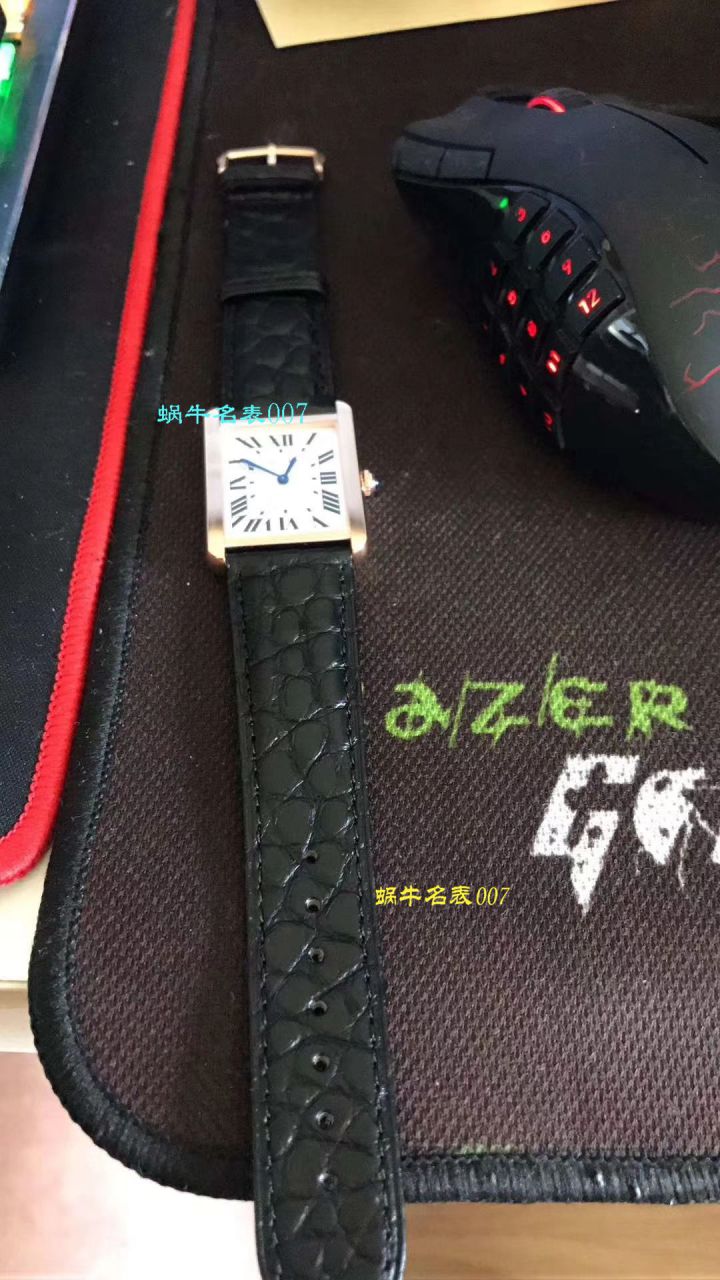 【独家视频测评K11 Perfect  High quality  Replica Watches 】 Cartier  坦克solo最高版本女装 wrist watches 中号W5200003小号W5200005可选   / KAD007A
