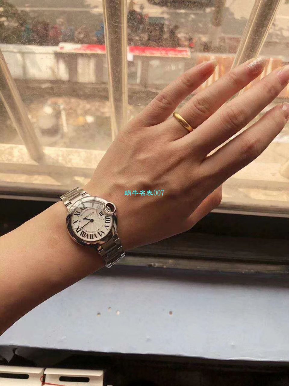 【独家视频测评V6 Factory  Perfect  Knockoff  Watches 】 Cartier  蓝气球系列W6920084女士33毫米石英 wrist watches  / KAC080