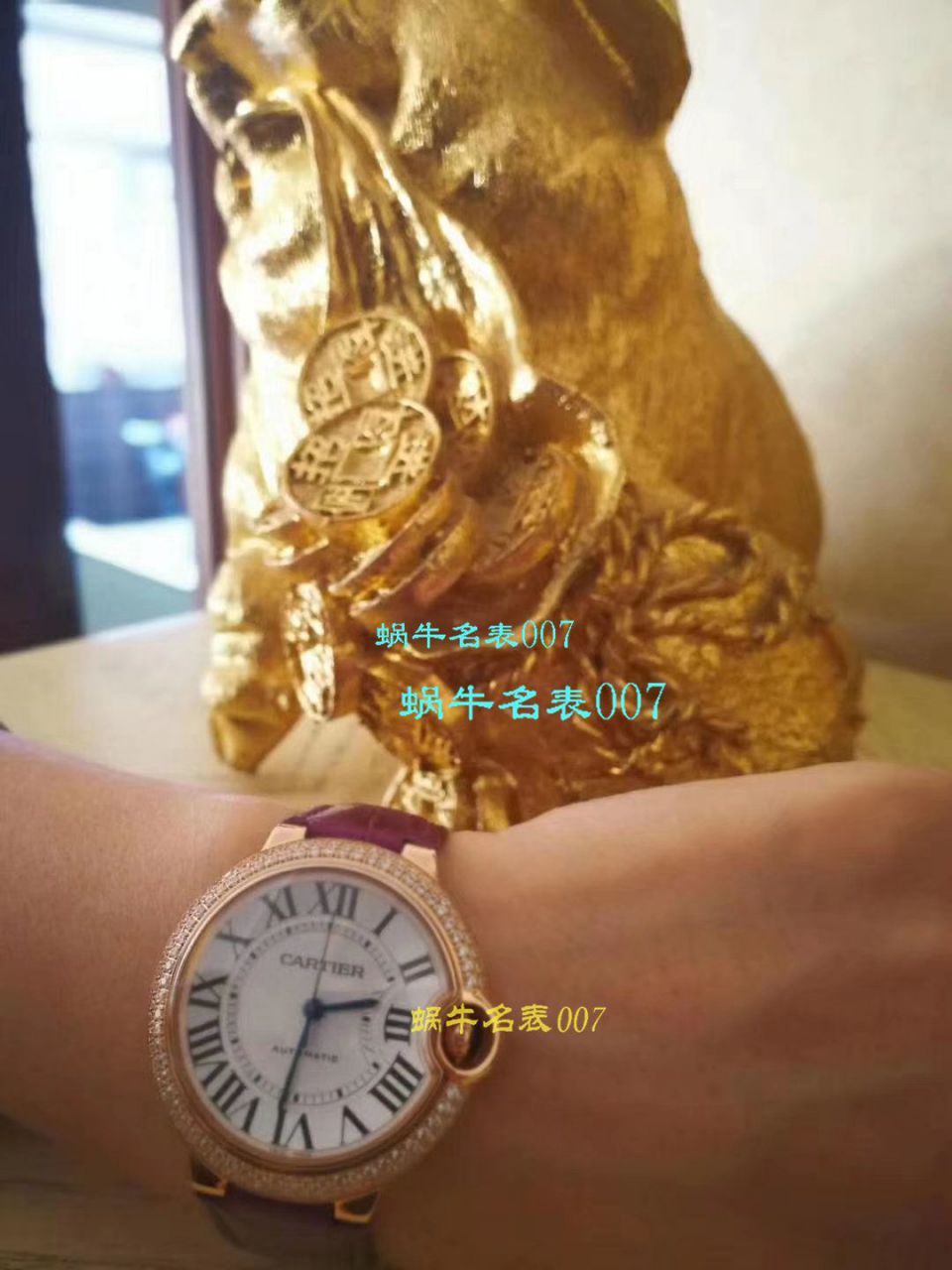 【独家视频测评HBBV6 Perfect  High quality  Replica Watches 】 Cartier  蓝气球系列W6920100女士33毫米机械版本 wrist watches  / K060
