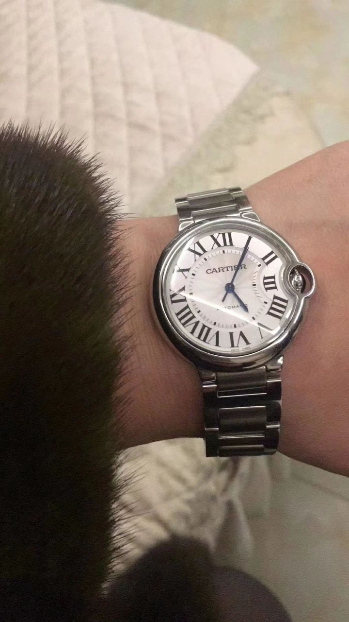 【独家视频测评HBBV6 Perfect  High quality  Replica Watches 】 Cartier  蓝气球系列W6920100女士33毫米机械版本 wrist watches  / K060
