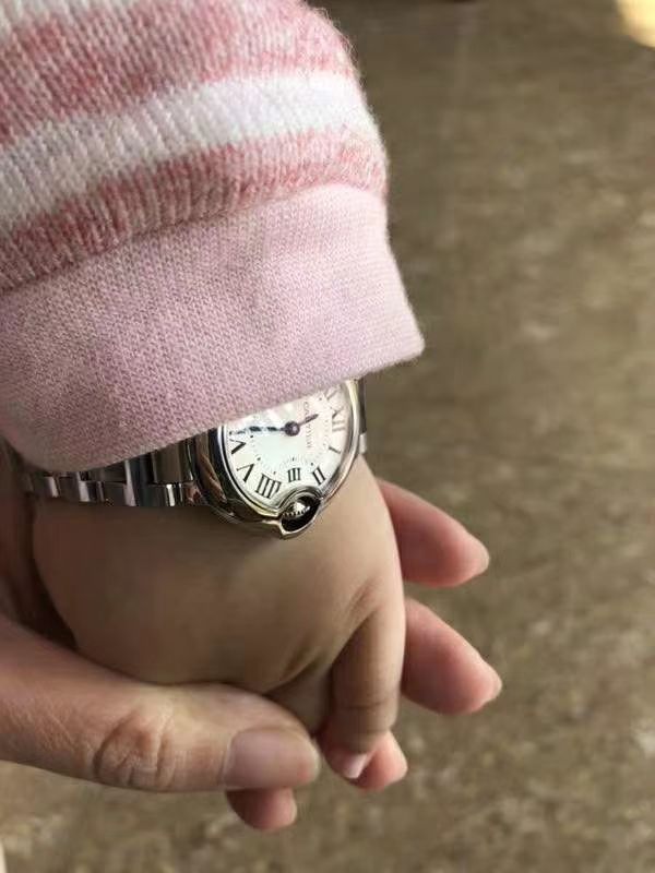 【独家视频测评HBBV6 Perfect  High quality  Replica Watches 】 Cartier  蓝气球系列W6920100女士33毫米机械版本 wrist watches  / K060