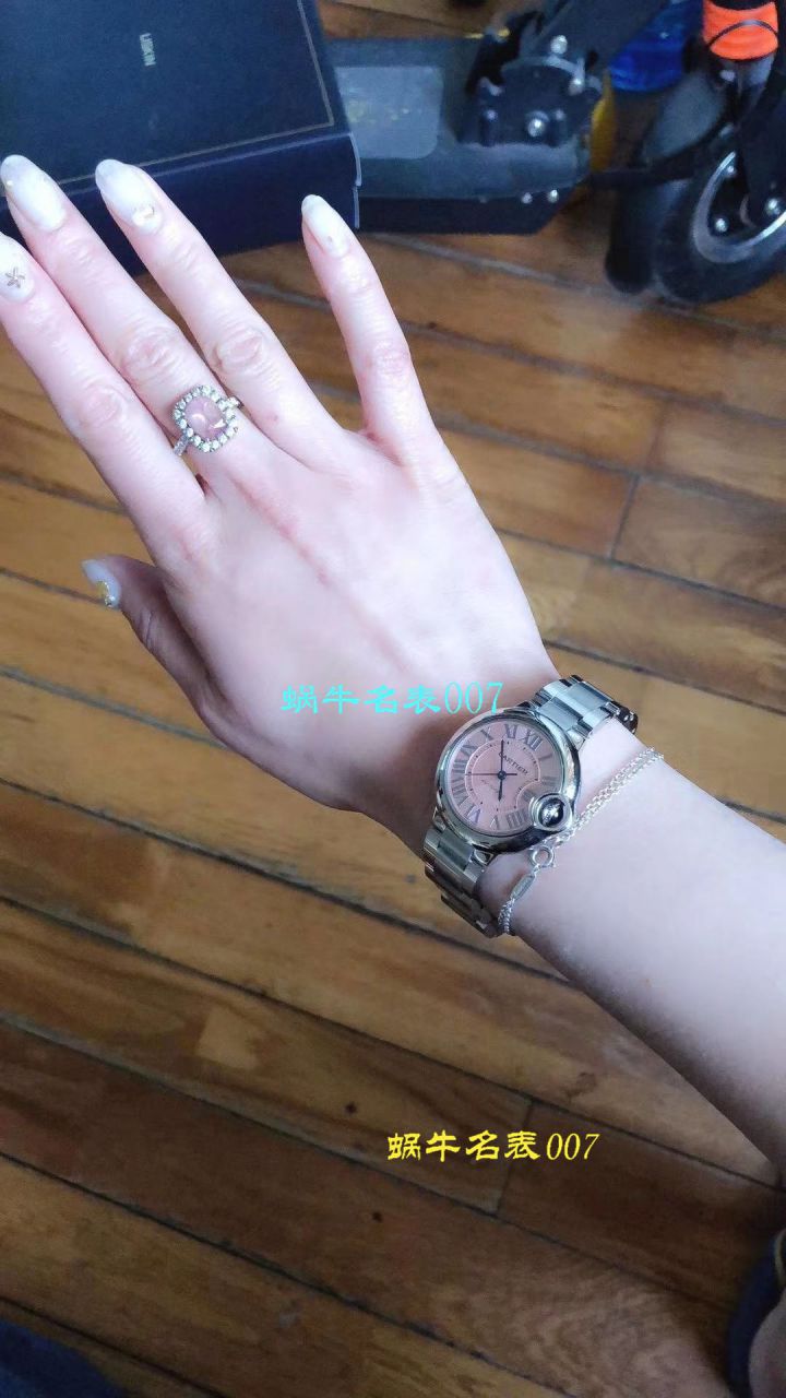 【独家视频测评HBBV6 Perfect  High quality  Replica Watches 】 Cartier  蓝气球系列W6920100女士33毫米机械版本 wrist watches  / K060
