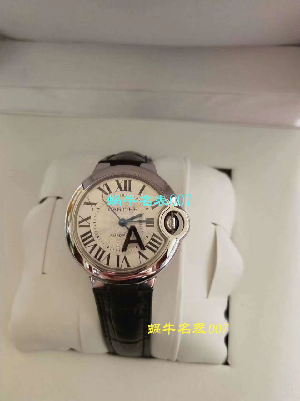 【独家视频解析V6 Factory  Perfect  High quality  Replica Watches 】 Cartier  蓝气球系列小号33毫米机械女表W6920071/W6920085 / K117