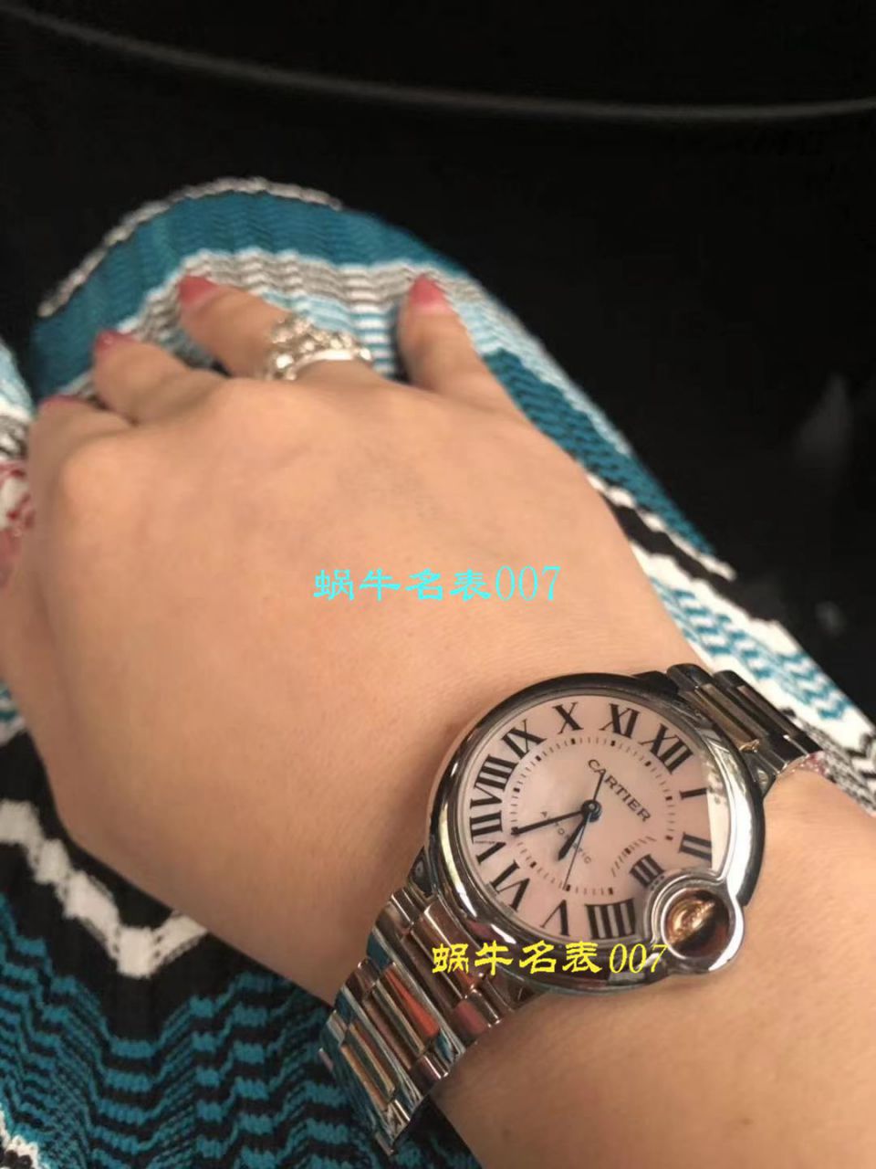 【独家视频测评HBBV6 Perfect  High quality  Replica Watches 】 Cartier  蓝气球系列W6920100女士33毫米机械版本 wrist watches  / K060
