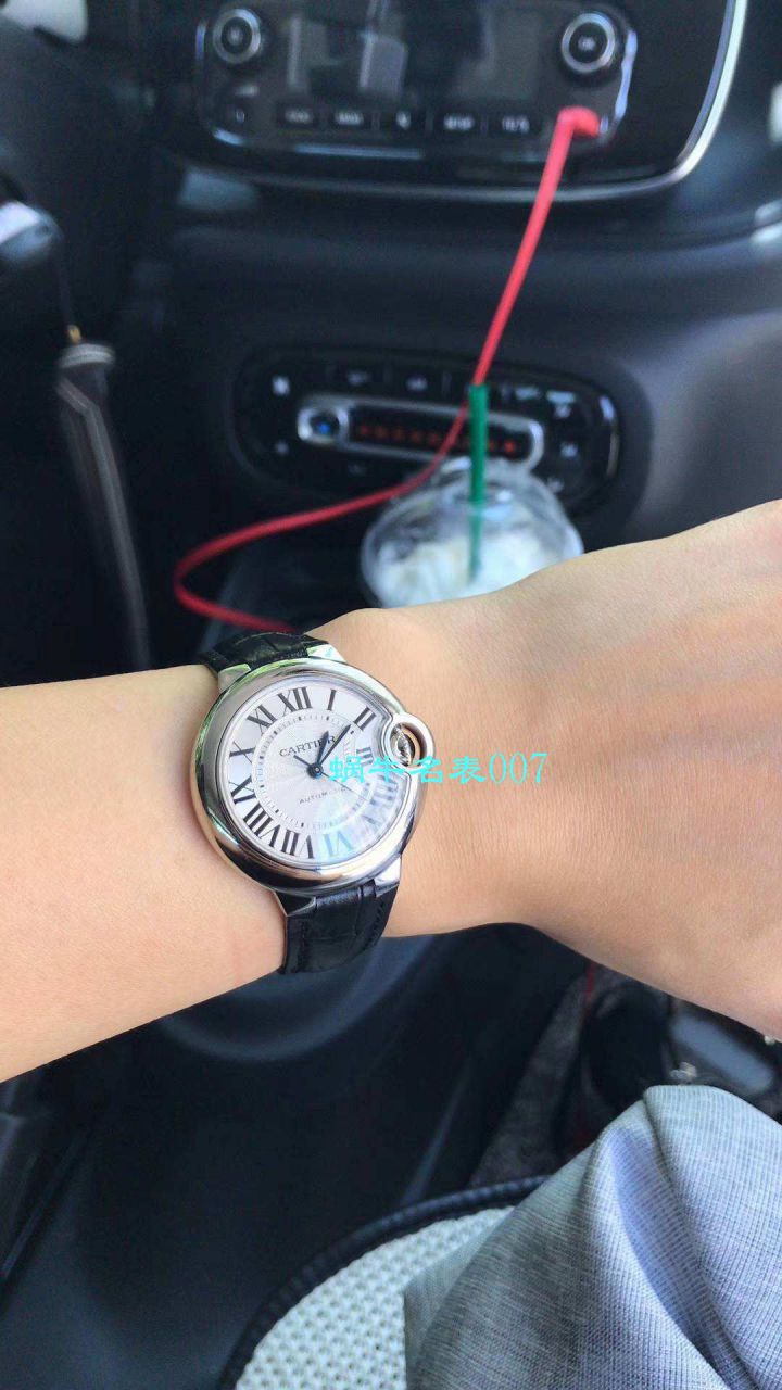 【独家视频解析V6 Factory  Perfect  High quality  Replica Watches 】 Cartier  蓝气球系列小号33毫米机械女表W6920071/W6920085 / K117