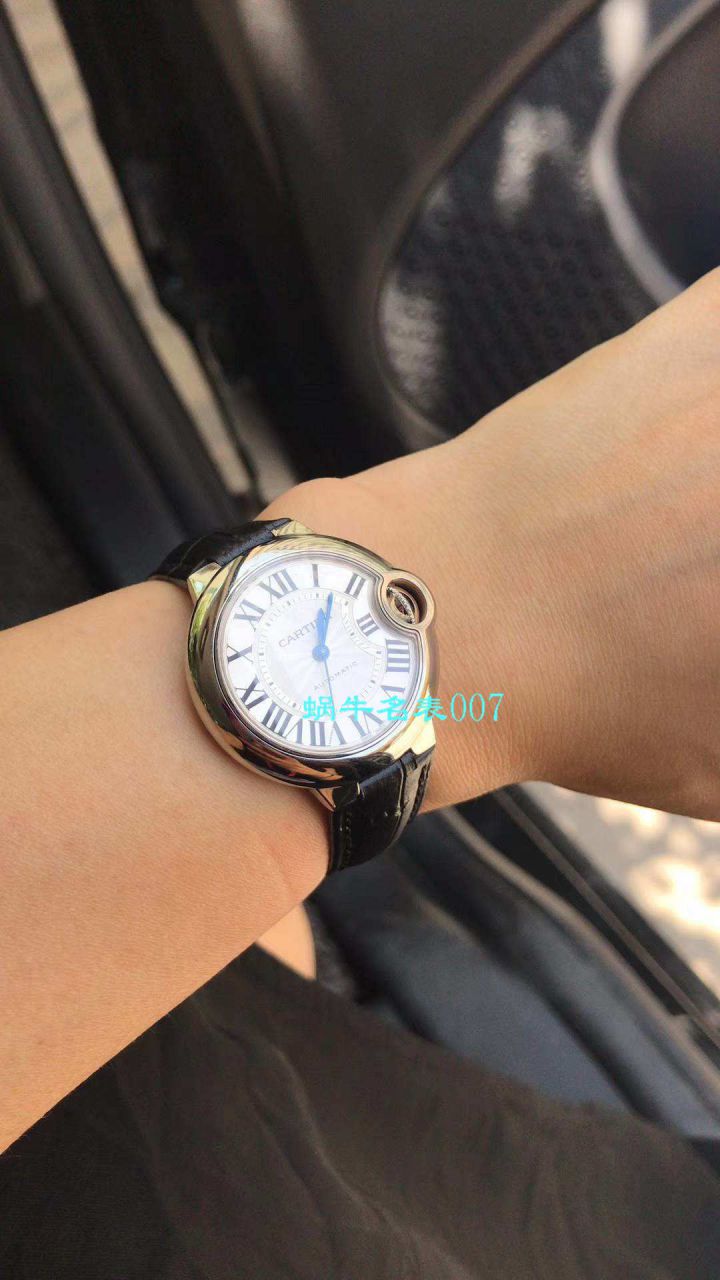 【独家视频测评HBBV6 Perfect  High quality  Replica Watches 】 Cartier  蓝气球系列W6920100女士33毫米机械版本 wrist watches  / K060