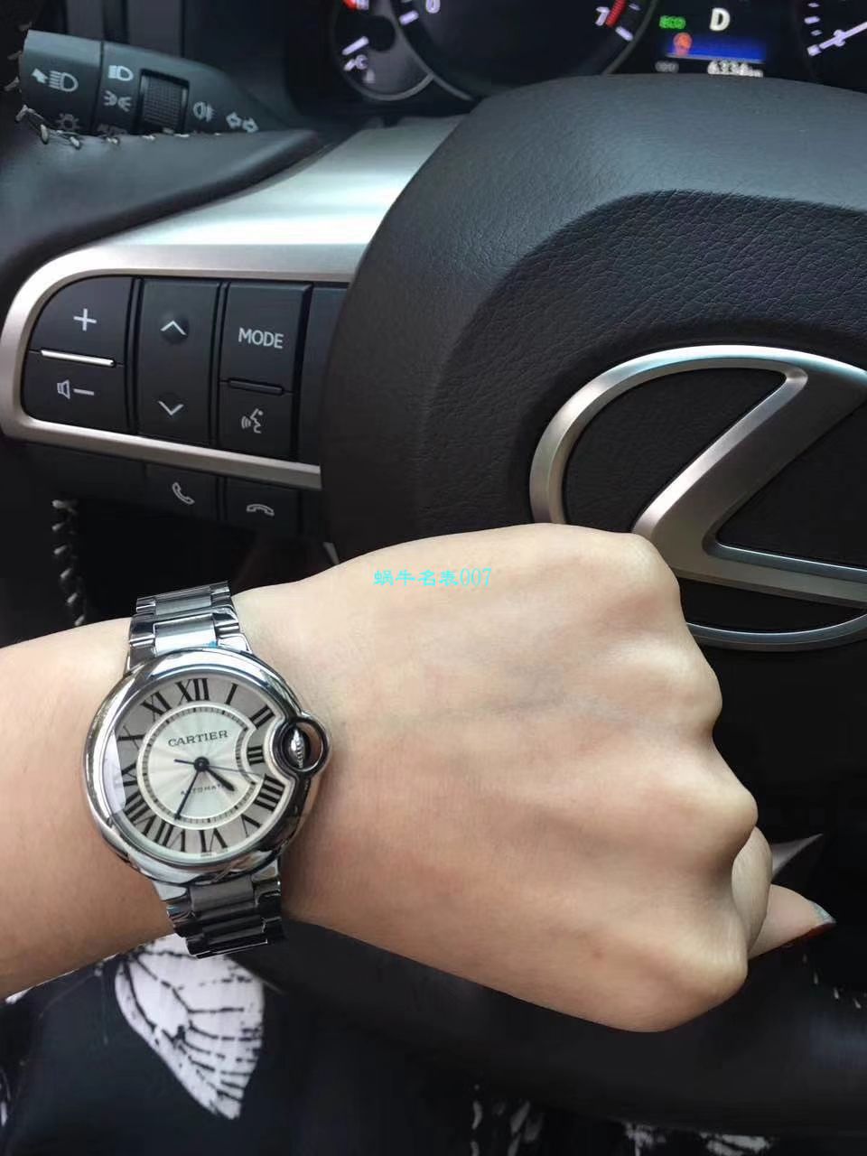 【独家视频解析V6 Factory  Perfect  High quality  Replica Watches 】 Cartier  蓝气球系列小号33毫米机械女表W6920071/W6920085 / K117
