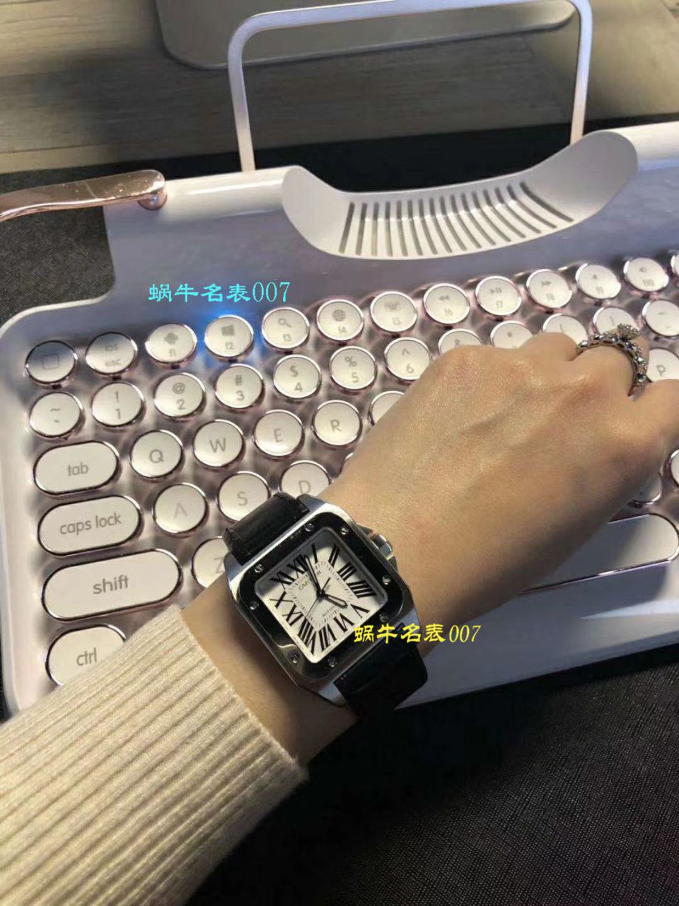 【独家视频测评HBBV6 Factory  Perfect  High quality  Replica Watches 】 Cartier   Santos 系列W20126X8 女士机械 wrist watches  / KDY084