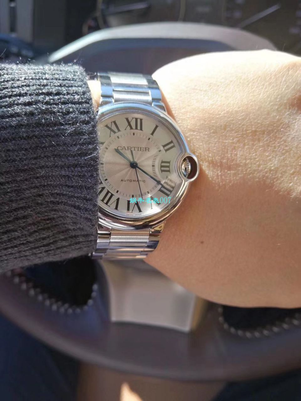 【独家视频解析V6 Factory  Perfect  High quality  Replica Watches 】 Cartier  蓝气球系列小号33毫米机械女表W6920071/W6920085 / K117