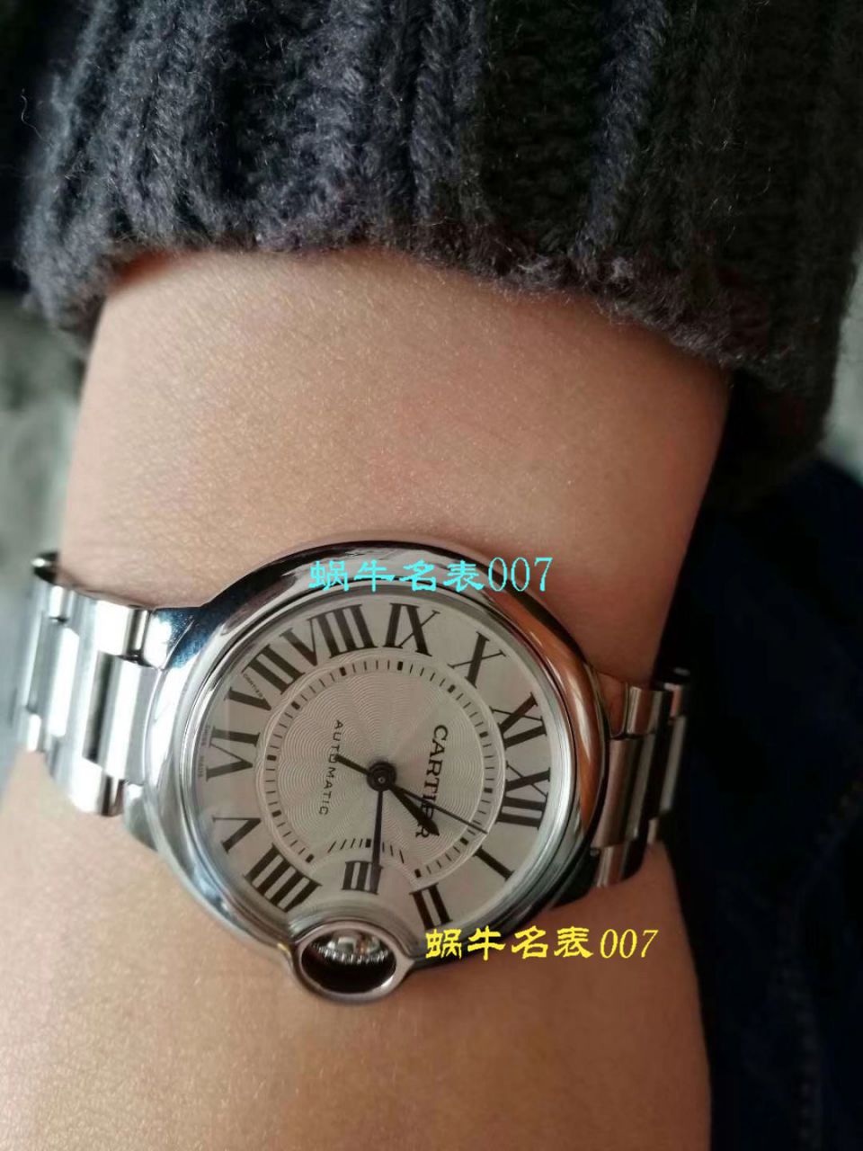 【独家视频测评HBBV6 Factory  Perfect  Knockoff  Watches 】 Cartier  蓝气球系列W6920046/W6900556（36毫米）机械女表 / KDY029