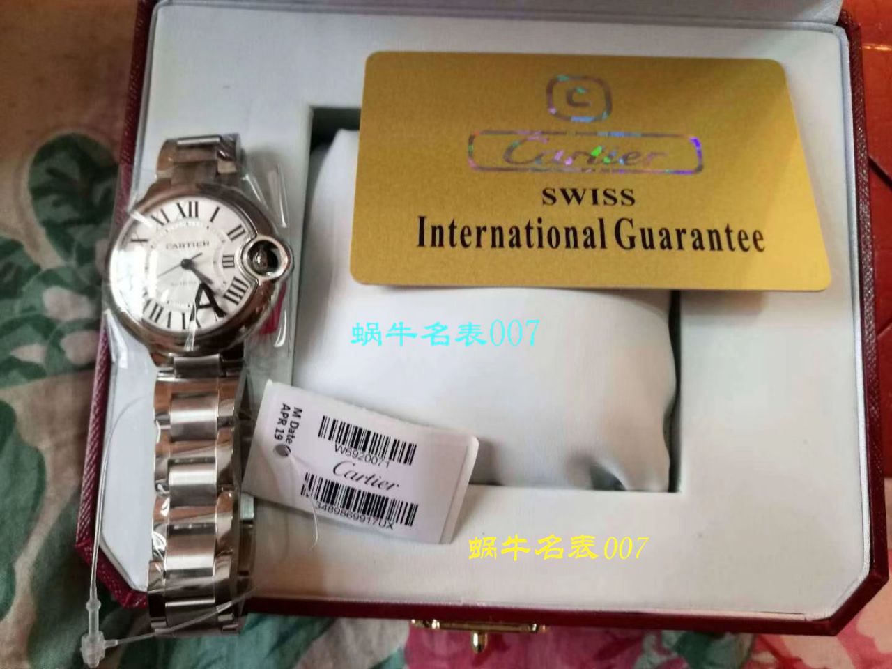 【独家视频测评HBBV6 Factory  Perfect  Knockoff  Watches 】 Cartier  蓝气球系列W6920046/W6900556（36毫米）机械女表 / KDY029