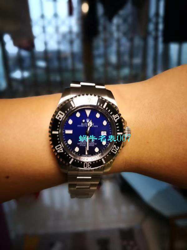 【独家视频解析】N Factory V7版本 High quality  Knockoff  Watches  Rolex 海使型系列116660-98210 蓝盘 wrist watches (蓝面渐变蓝鬼王)  / RBD0551