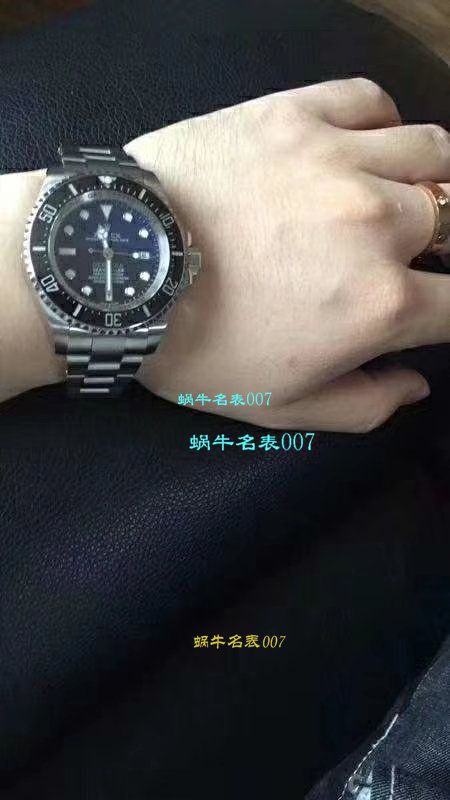 【AR Perfect  High quality  Replica Watches 】 Rolex 海使型系列116660-98210 蓝盘 wrist watches (904钢渐变蓝鬼王) 