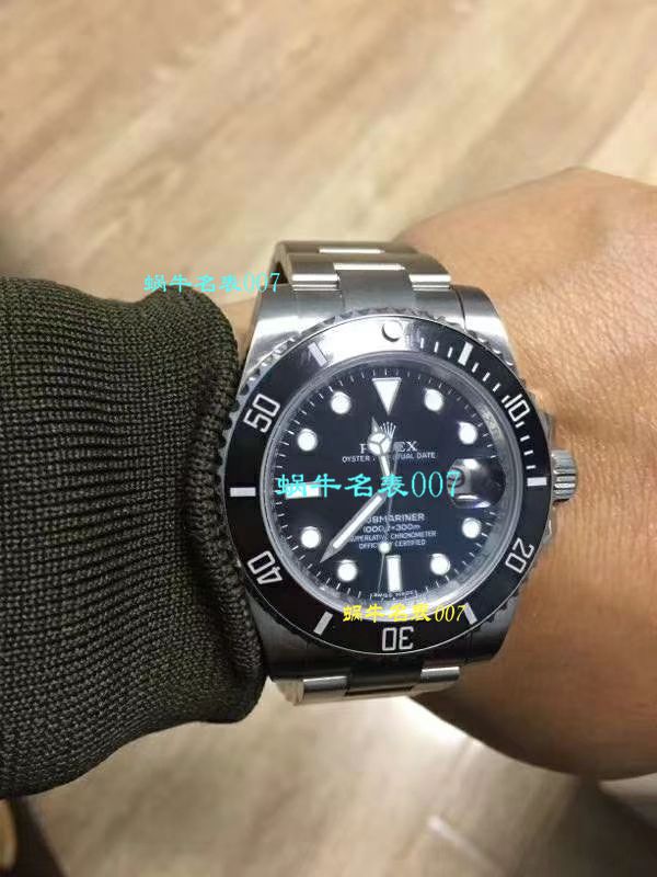 【AR Perfect  High quality  Replica Watches 】 Rolex 海使型系列116660-98210 蓝盘 wrist watches (904钢渐变蓝鬼王) 