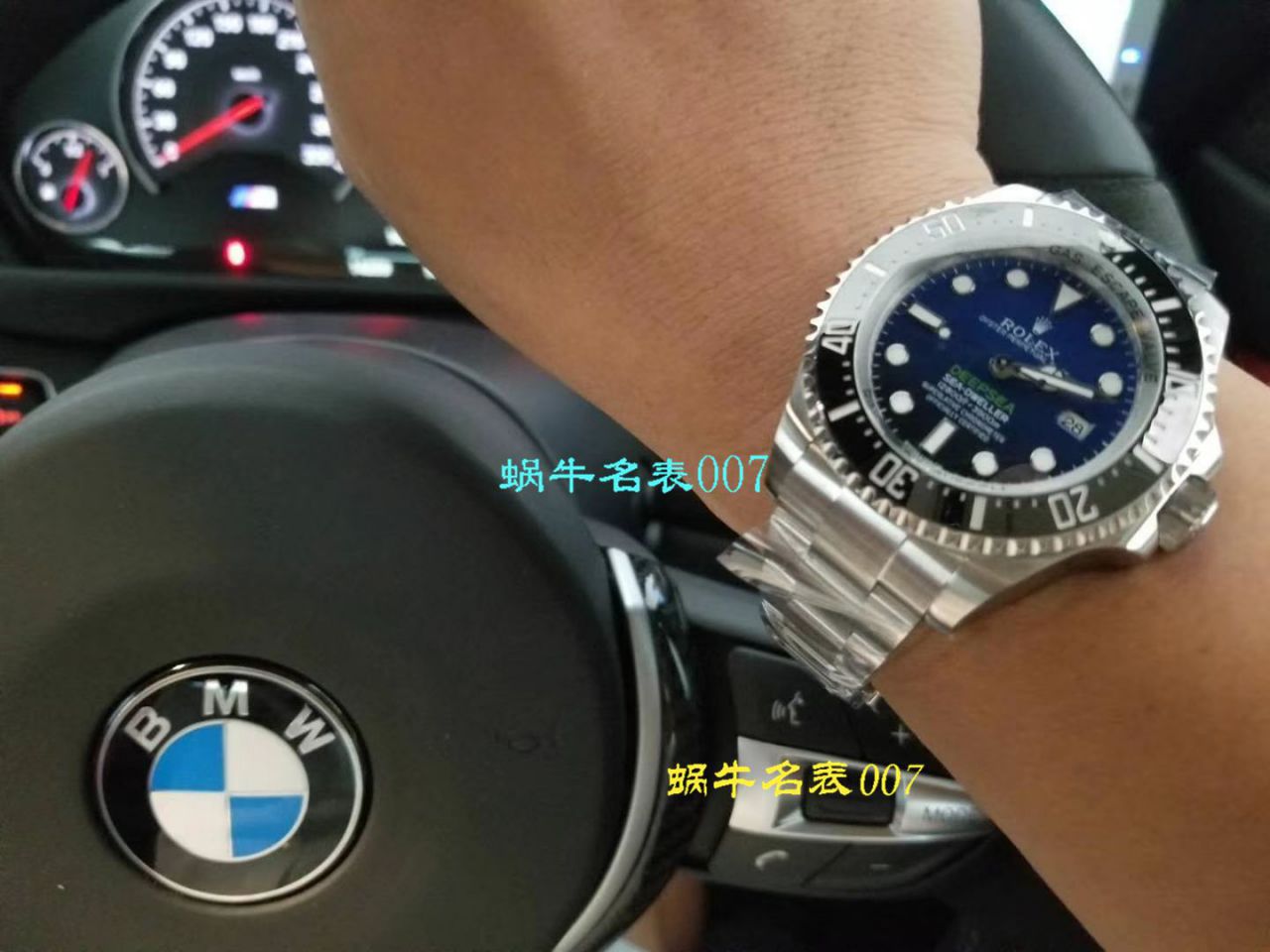 【AR Perfect  High quality  Replica Watches 】 Rolex 海使型系列116660-98210 蓝盘 wrist watches (904钢渐变蓝鬼王) 