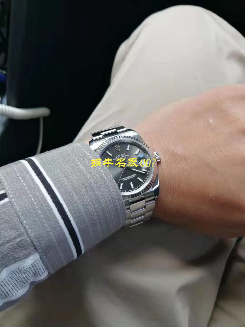 【 Video analysis  top  Replica Watches 网】 Rolex   Datejust 36系列灰面盘 wrist watches  / R326