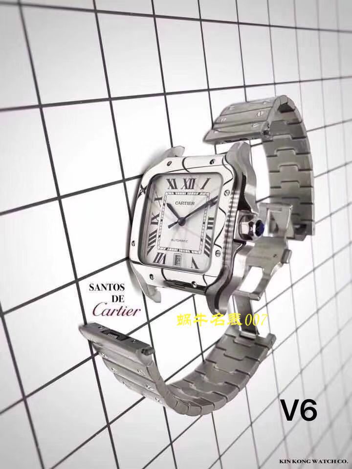 【V6 Factory  Perfect  High quality  top  Replica Watches 】 Cartier   Santos 系列WSSA0009男女情侣 wrist watches  / K165