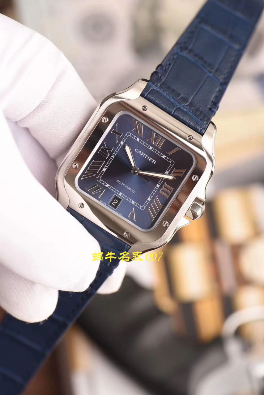 【V6 Factory  Perfect  Cartier  Replica Copy  Watches 】 Cartier   Santos 系列WSSA0013（大号） wrist watches  / K223