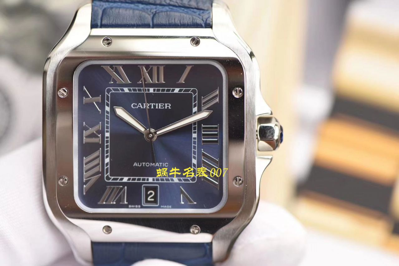 【V6 Factory  Perfect  Cartier  Replica Copy  Watches 】 Cartier   Santos 系列WSSA0013（大号） wrist watches  / K223