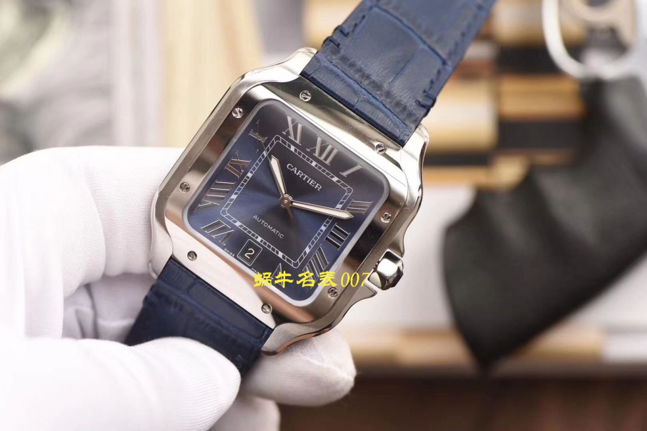 【V6 Factory  Perfect  Cartier  Replica Copy  Watches 】 Cartier   Santos 系列WSSA0013（大号） wrist watches  / K223