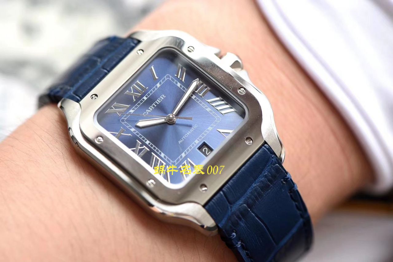 【V6 Factory  Perfect  Cartier  Replica Copy  Watches 】 Cartier   Santos 系列WSSA0013（大号） wrist watches  / K223