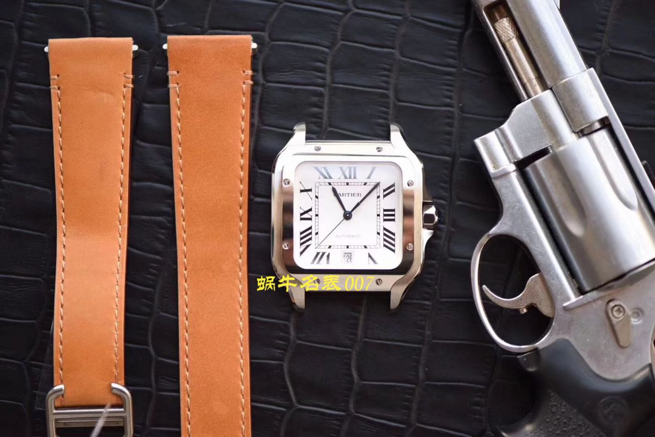 【V6 Factory  Perfect  Cartier  Replica Copy  Watches 】 Cartier   Santos 系列WSSA0013（大号） wrist watches  / K223