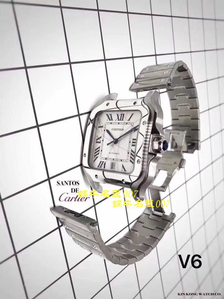 【V6 Factory  Perfect  Cartier  Replica Copy  Watches 】 Cartier   Santos 系列WSSA0013（大号） wrist watches  / K223