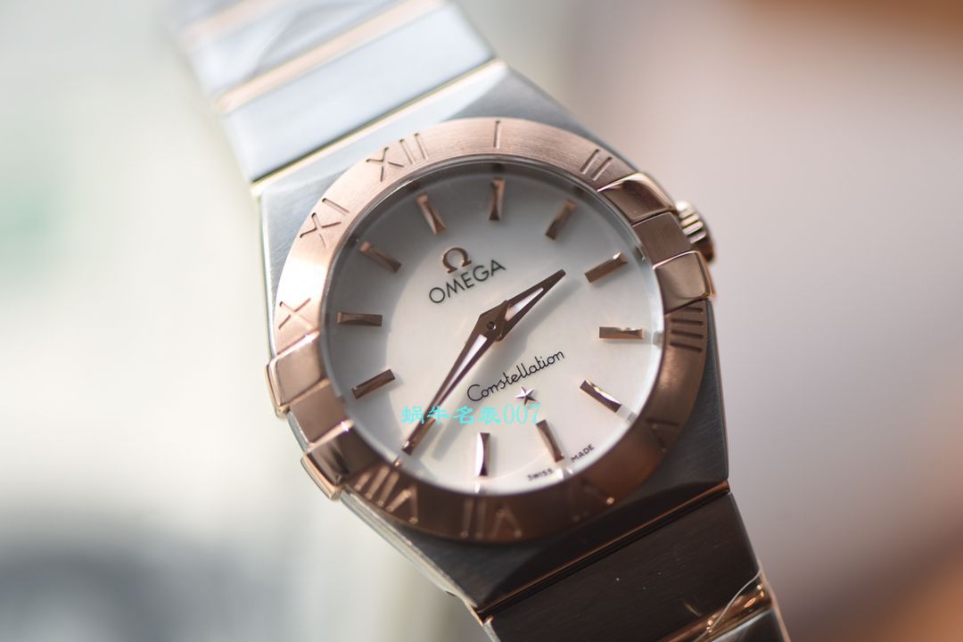 OMEGA Constellation 系列123.10.27.60.57.001女士石英 wrist watches （多色可选）【 Video analysis SSS Perfect  High quality  Replica Watches 】 / MAI310