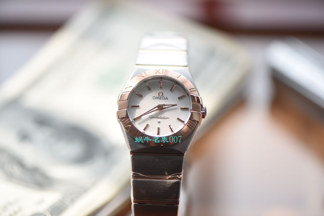 OMEGA Constellation 系列123.10.27.60.57.001女士石英 wrist watches （多色可选）【 Video analysis SSS Perfect  High quality  Replica Watches 】 / MAI310